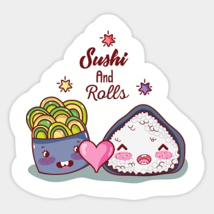 kawaii sushi Sticker